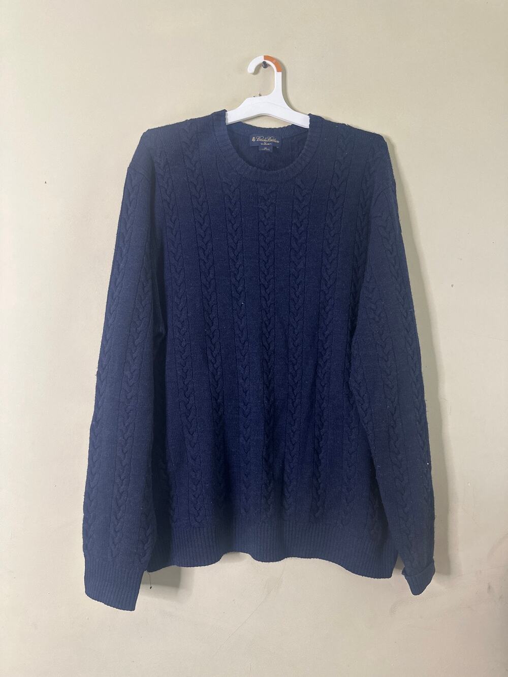 Brooks Brothers Saxxon wool sweater XL n
